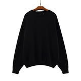 Fog Essentials Sweater Sweater Autumn and Winter Simplicity Solid Color High Street Casual Knitted Sweater for Men and Women