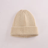 Mens Beanies Letters Woolen Cap Female Students Autumn and Winter Thermal Knitting Skullcap