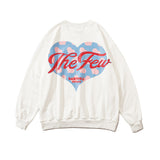 Mens Fall Outfits Love Long Sleeve T-shirt Autumn and Winter Loose Round Neck Sweater