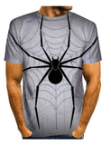 3D T Shirt Dark Spider Print