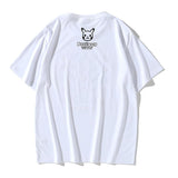 A Ape Print T Shirt Summer Cartoon Printed Short Sleeve T-shirt