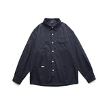 Men Shacket Long Sleeve Autumn Shirt Casual Shirt Loose Long Sleeve Lapel Shirt for Men