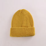 Mens Beanies Letters Woolen Cap Female Students Autumn and Winter Thermal Knitting Skullcap