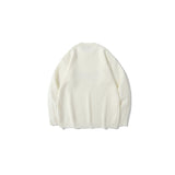 Men Fall Outfits Autumn and Winter Graffiti Letter Crew Neck Sweater Sweater