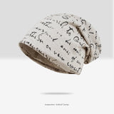 Mens Beanies Spring and Autumn Toque Printed Letters Confinement Cap Hiphop Men Women Sleeve Cap