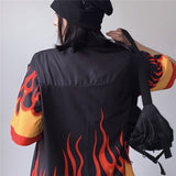 Harajuku Clothing for men Casual Shirts Short Sleeve Loose Shirt