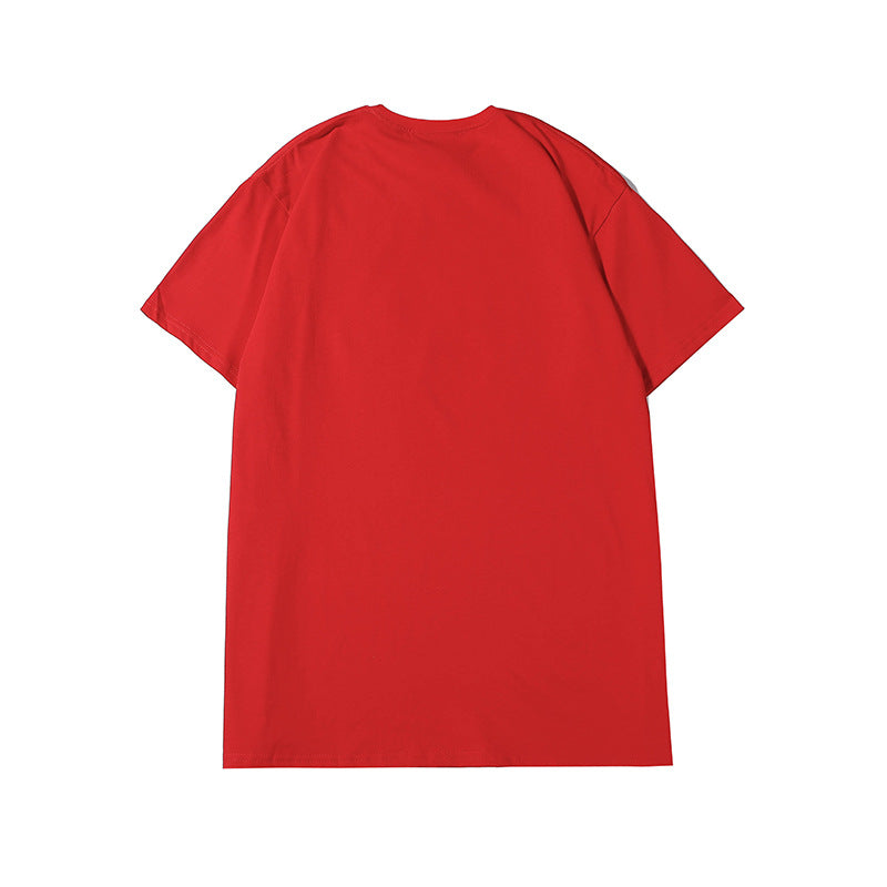 Justin Bieber Drew House T shirt Summer Drew Basic Style Smiley Print Short Sleeved T-shirt