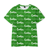 Cookies Shirt Cookies 3D Printed Fashion Casual Short Sleeve T-shirt