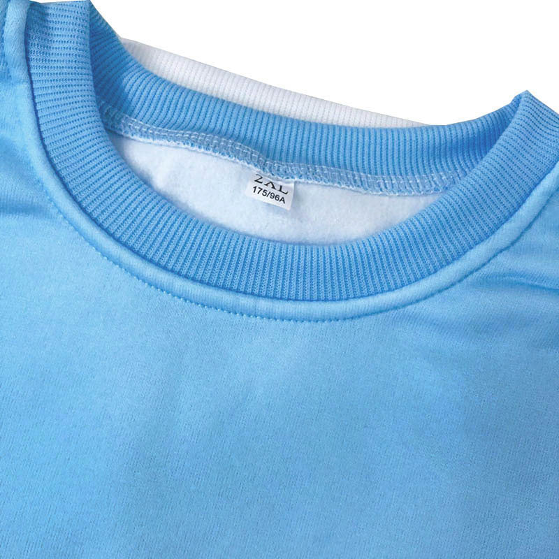 Kuromi Sweatshirt Long Sleeve Pullover Loose round Neck Gradient Color Top for Women
