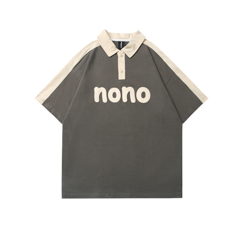 2022 Summer man t shirt Printed Short-Sleeved Polo Shirt