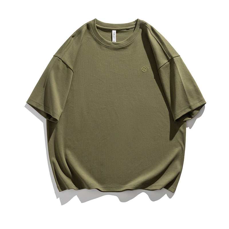 2022 Summer Man T Shirt Solid Color Oversize