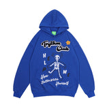 Men Fall Outfits Retro Alphabet Printed Hoodie Loose Couple Casual Jacket