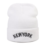 Yankee  Winter Hat Embroidery Men and Women Autumn and Winter Warm Knitted Hat