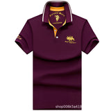 USPA Shirts Polo Shirt Cotton Business T-shirt Half Sleeve Lapel