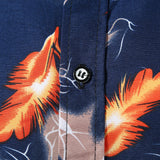 Men Shirt Fashion Slim Fit Shirt Short Sleeve Shirt Large Size Casual Top Summer Men's Long Sleeve plus Size Casual Shirt European and American Loose Printed Shirt Men's Shirt Top