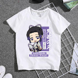 Demon Slayer Tshirt Men's Classic Shirts Anime Character Costume Summer Anime Men's Short Sleeve T-shirt