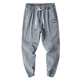 Cropped Pants Men Spring Summer Cool Jeans Men's plus Size Retro Sports Trousers Men Jeans