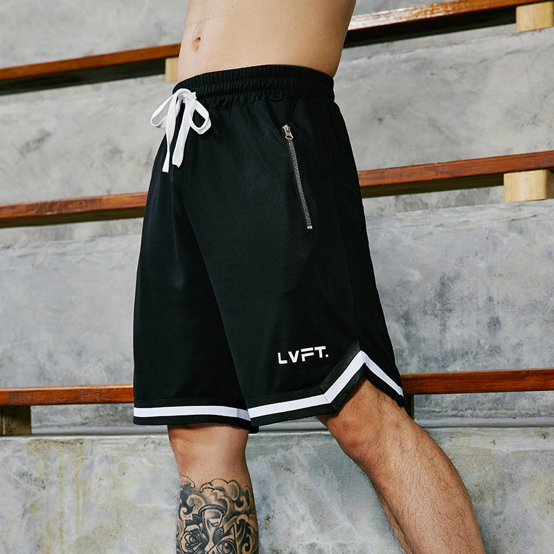 Basketball Shorts Sports Shorts Men's Casual Fitness Sports Running Pants Absorbent Wicking Basketball Shorts