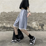 Harajuku Clothing Men's Casual Shorts Casual Pants Baby Boy and Girl Summer Solid Color Loose Sports