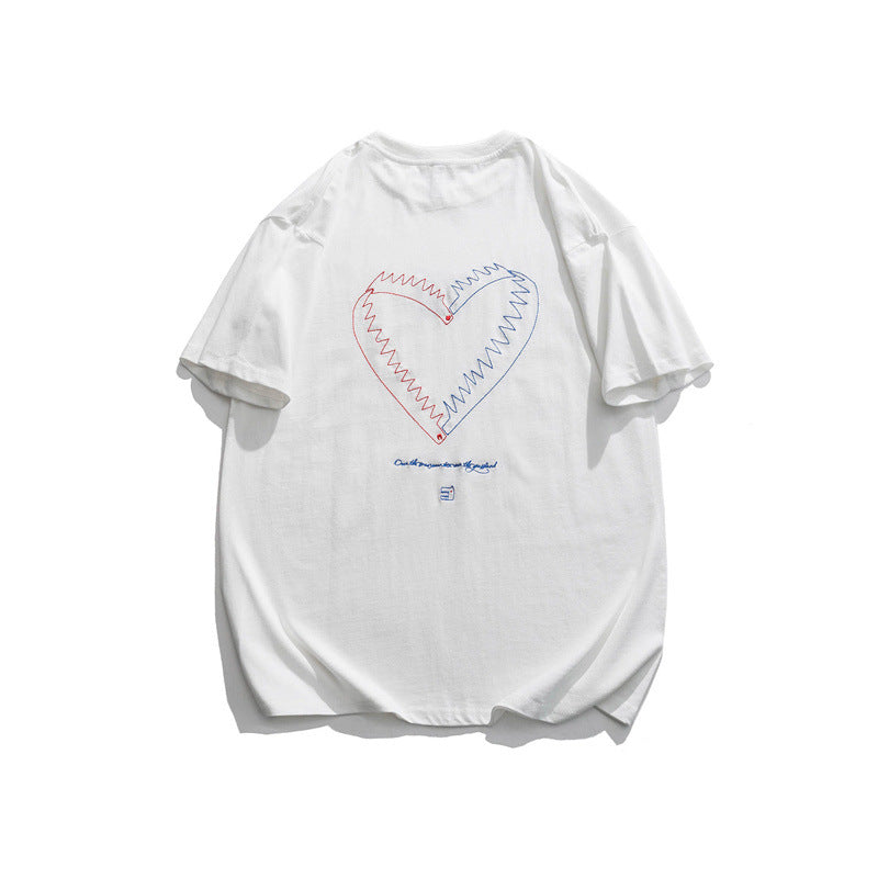 2022 Summer man t shirt Embroidered Short Sleeve