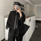 Harajuku Clothing Men's Casual Shirts Summer Solid Color Thin Sleeve Shirts Men and Women Casual Shirts