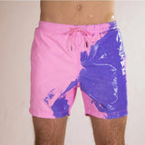Mens Swim Trunks Men's Color-Changing Pants Sports Fashionable Beach Pants
