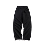 Men's plus Size Retro Sports Flower Print Sweatpants Men's Drawstring Jogger Pants Trendy Casual Pants Men Pants