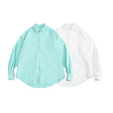 Men Shacket Long Sleeve Autumn Shirt Autumn Loose Casual Shirt Men