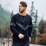 Men plus Size Sweatshirt Autumn and Winter Pullover Sweater plus Size Long Sleeve Tshirt Bottoming Shirt