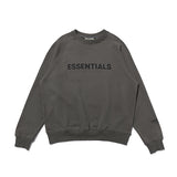 Fog Sweatshirt Essentials Long Sleeve round Neck Neck Neck Sweater Double Line Letter Print Terry round Neck Pullover Long Sleeve