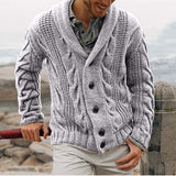 mens chunky knit Men Sweats plus Size Fashion Men's Knitwear Sweater