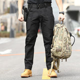 Men's Work Pants Men Stretch Work Trousers Straight Leg Pant Summer Battle Outdoor Leisure Work Pants Spring and Autumn Oversized Cargo Pants Sports Pants