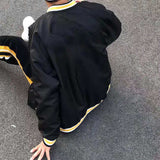 Varsity Jacket for Men Baseball Jackets Spring Men's Casual Sports Baseball Uniform Jacket Coat