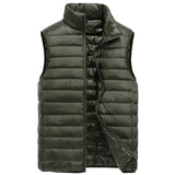 Men's Vest Casual Sleeveless Jacket Men Jacket Men's down Vest Loose plus Size