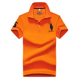 USPA Shirts Polo Shirt Summer Men's Short Sleeve Polo Shirt Cotton Business Lapel T-shirt