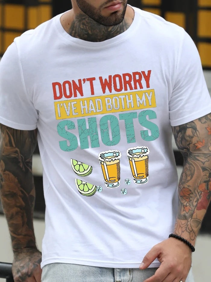 Let's Go Brandon T Shirt Winter English Letter Printed round Neck T-shirt