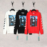 Autumn And Winter Mona Lisa Picture Frame Pattern Hooded Sweater For Men And Women
