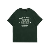 Men T Shirt Summer Casual Tops Men's Clothes Summer Wear Vintage Men's round Neck Short Sleeve Casual Loose Cartoon Animal Printed T-shirt