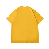 Justin Bieber Drew House T shirt High Street Fashionable Cute Cattle Yellow Casual Loose Men's and Women's ShortSleeved Tshirt