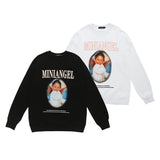 Men Fall Outfits Vintage Oversize Sweater Pullover Couple's Tops