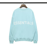 Fog Fear of God Sweatshirt Letter Men's and Women's round Neck Loose Sweatshirt Bottoming Shirt