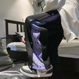 Men Pants Breasted Ankle-Tied