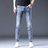 Man Spring Summer Jeans Spring Quality Slim Fit Stretch Skinny Jeans Men plus Size Retro Sports Trousers Men Jeans