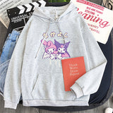 Kuromi Hoodie Goth Clow M Harajuku Style Loose Sweater Women's Long-Sleeved Top