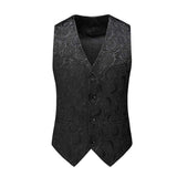 Tuxedo Vests Men Suit Vest Suit Vest Men's Spring and Autumn Business Leisure Professional Formal Vest