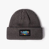Women Beanies Autumn and Winter Jacquard Letters Men Skullcap Knitted Hat Women Woolen Cap