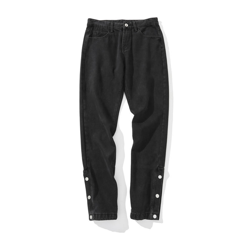 Solid Color Jeans plus Size Retro Sports Trousers Casual Trousers Men's Men Denim Pants