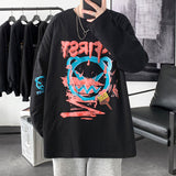 Men Long Sleeve T-Shirts Cartoon Print