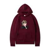 Maroon Graphic Hoodie