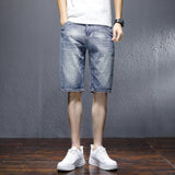 Men Jean Shorts Denim Shorts Men's Summer Ripped Fashion Brand Fashionable Fifth Pants Men's Casual Pants